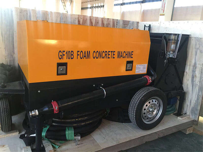 Foam concrete machine
