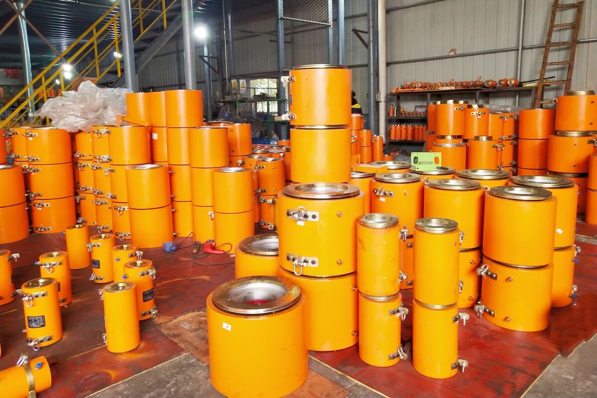 200Ton 250T 300T 400Ton 450Ton 500T Steel Strand Prestressing Post Tension Hydraulic Jack