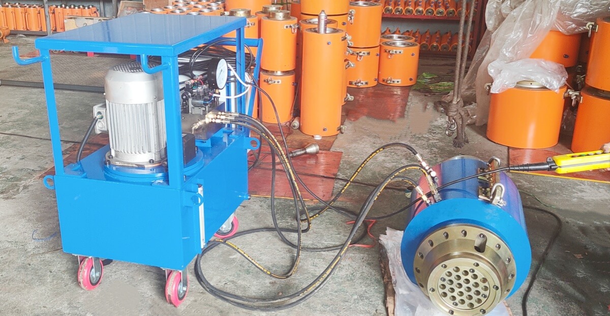 Prestressed Hydraulic Jack with Pump Station