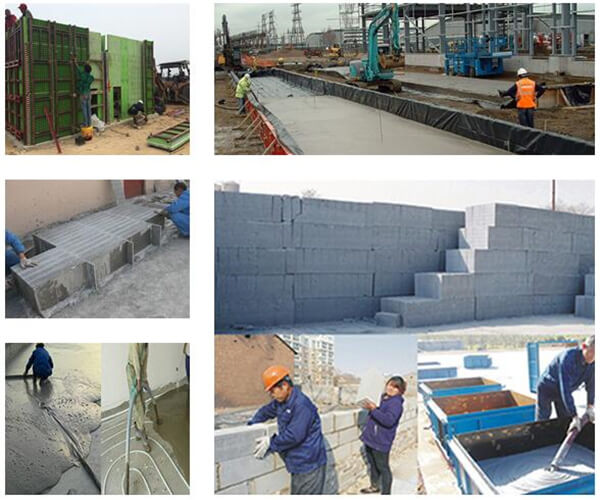 Foam cement machine for roof and floor insulation