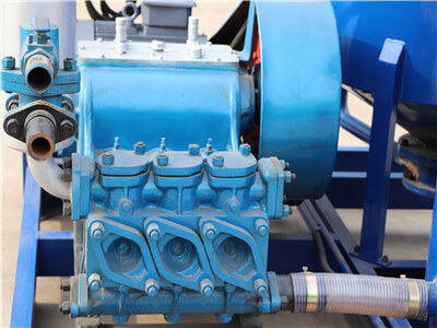 details of colloidal grout mixer and pump