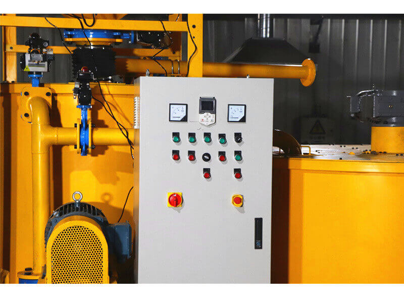 grout mixing and pumping system electric control box