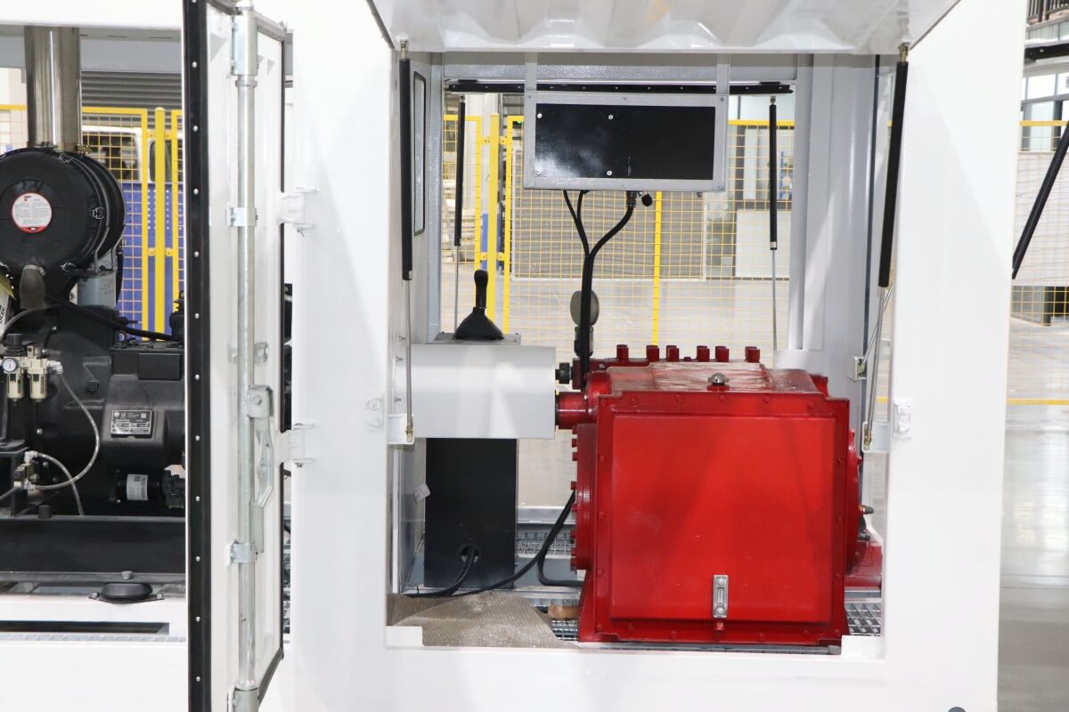 Three-cylinder plunger grouting pump