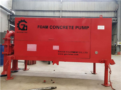 foam concrete pump