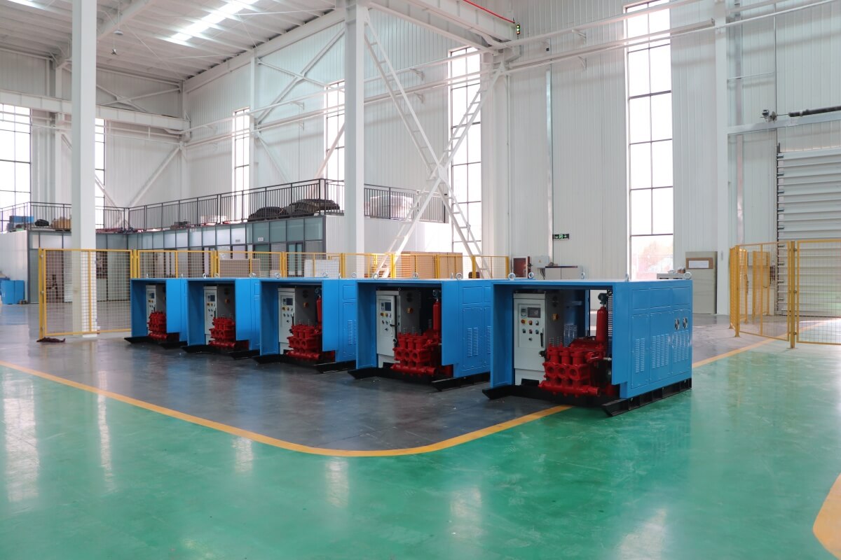 container type cement grout pump