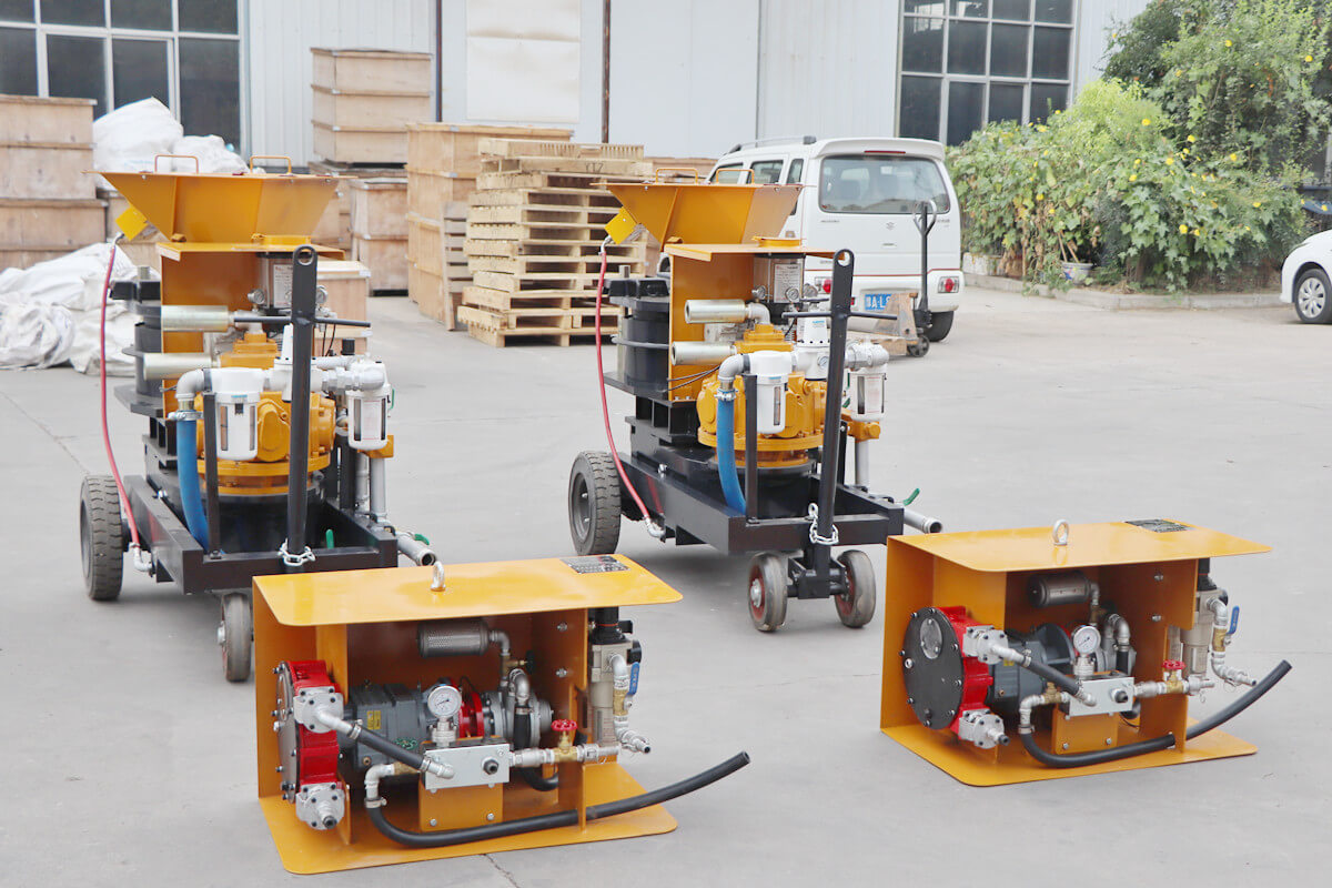 liquid dosing unit for shotcrete 