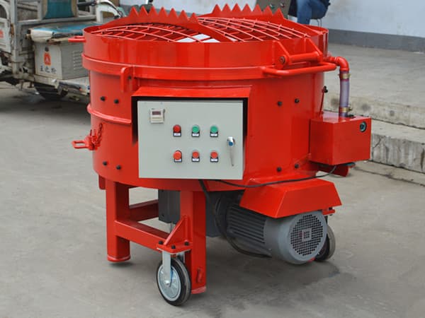 250kg refractory pan mixer for casting refractory materials
