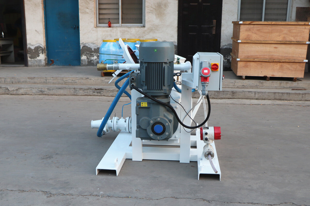 refractory concrete pump