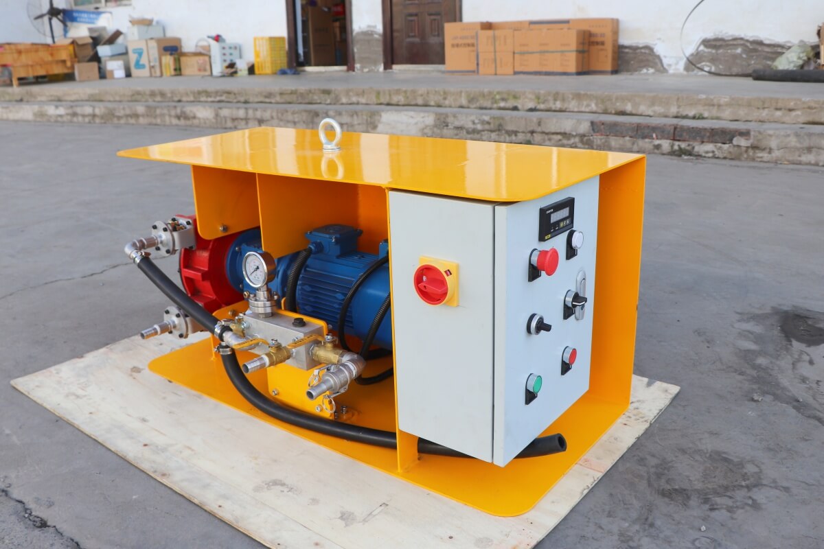 dosing pump unit for shotcrete machine