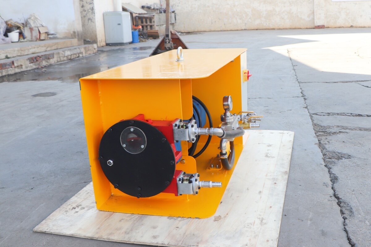 dosing unit for dry spraying