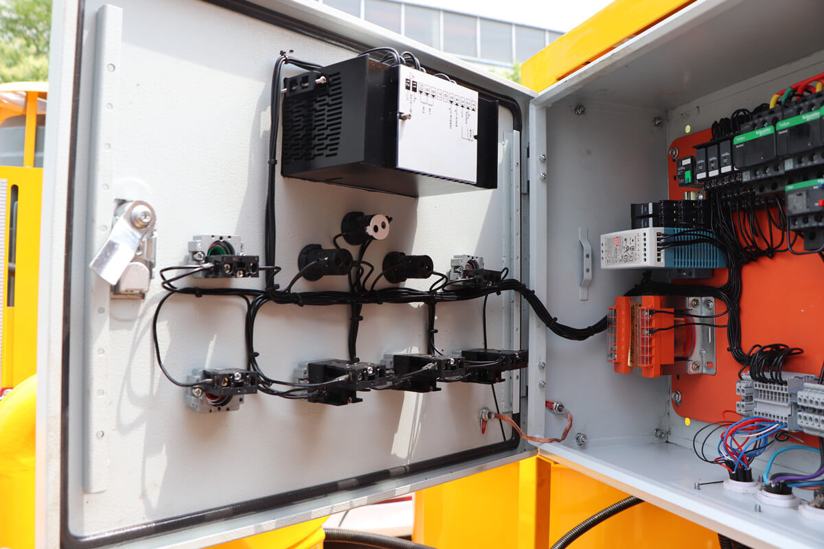 electric control box of grout plant