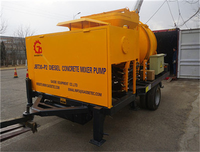 concrete pump with mixer company