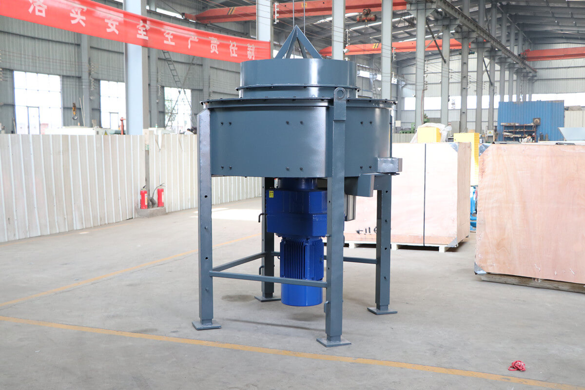 1000KG cement refractory pan mixer