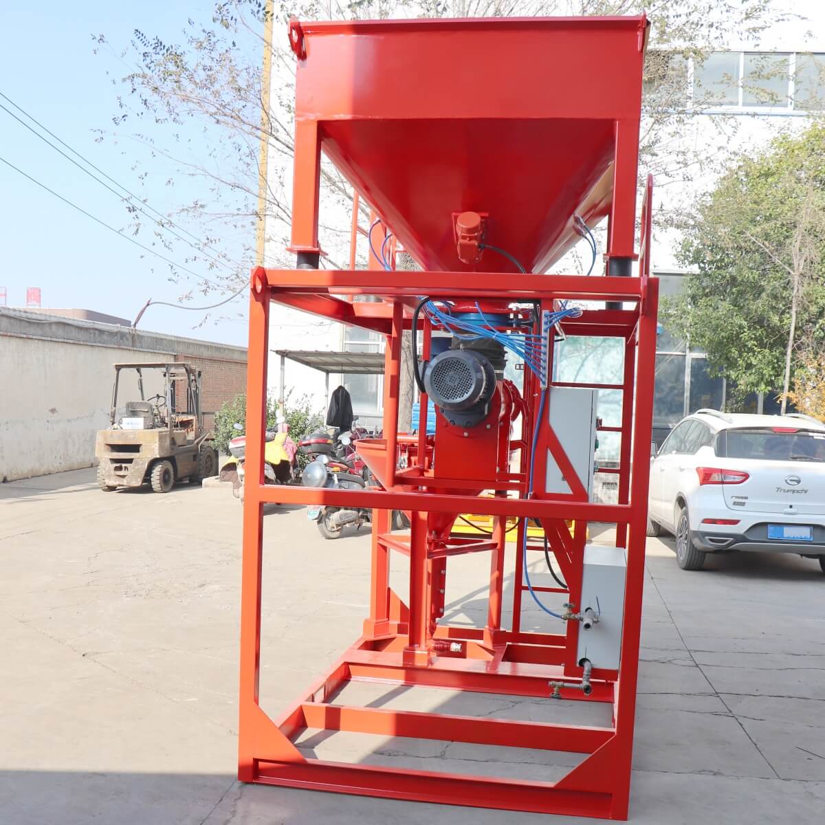 tundish refractory material spraying machine