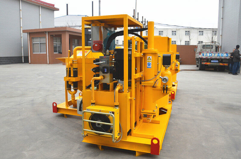 grout equipment for underwater foundation