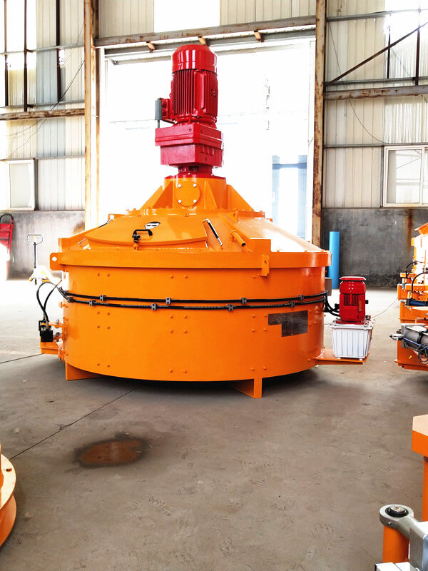 Planetary concrete mixer used in brick machine production line