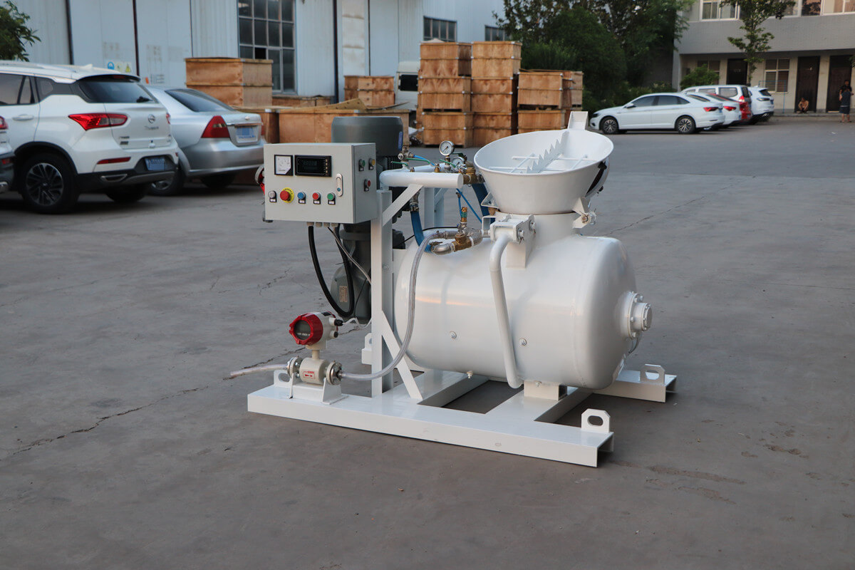 refractory concrete mixing pump