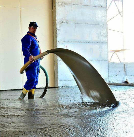 foam concrete for casting floor