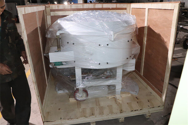 250kg refractory material mobile pan mixer