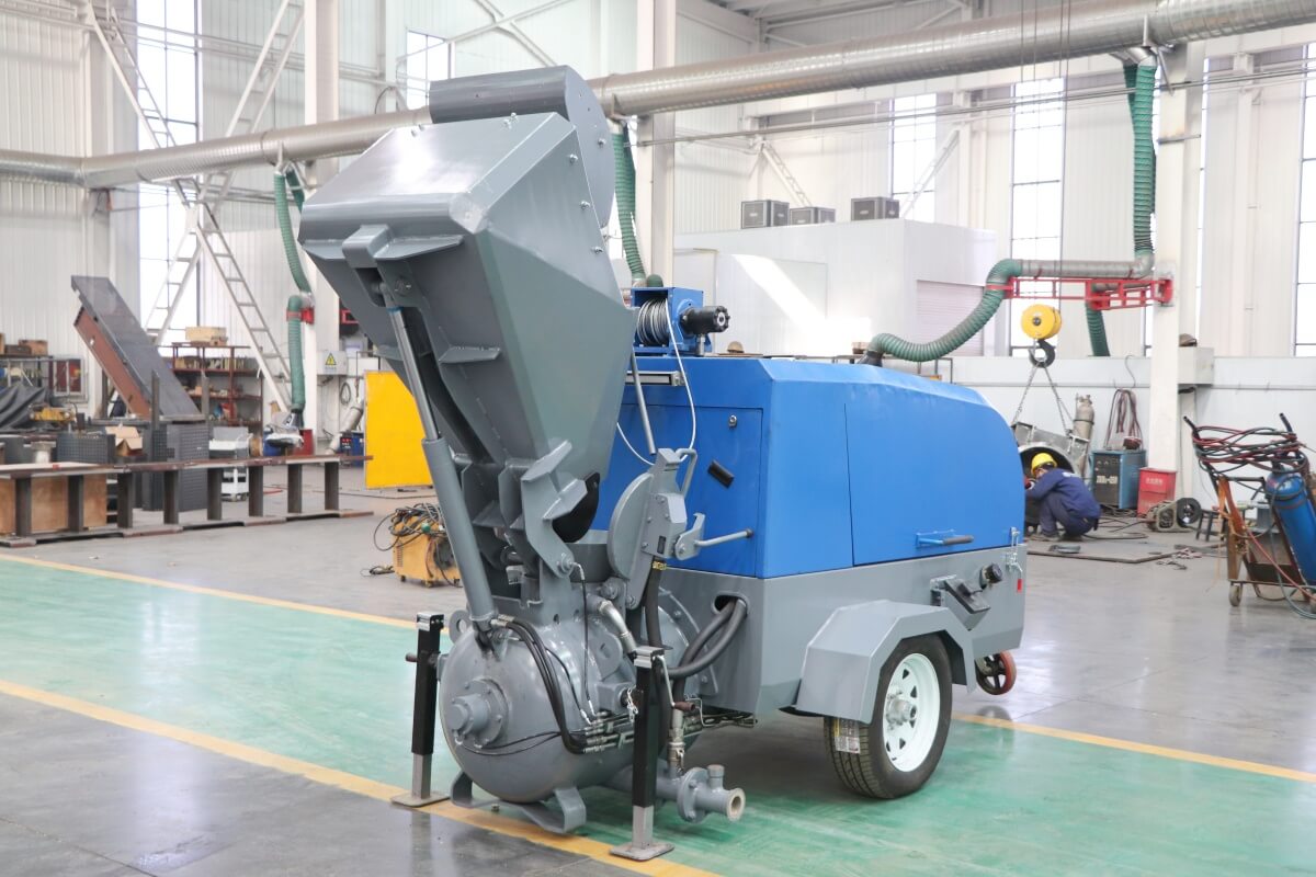 self-levelling floor screed mortar transfer pump