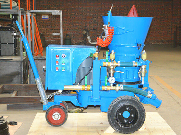refractory material spraying machine