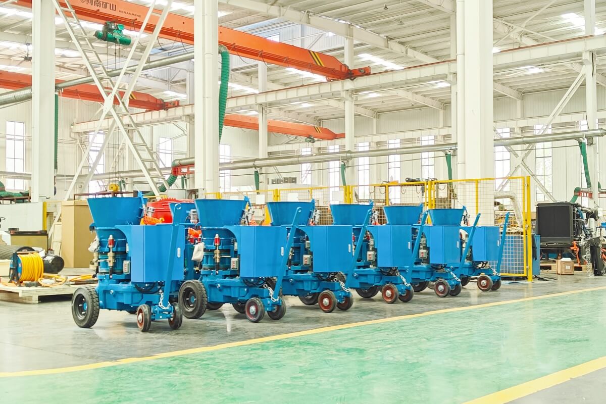refractory gunite machine