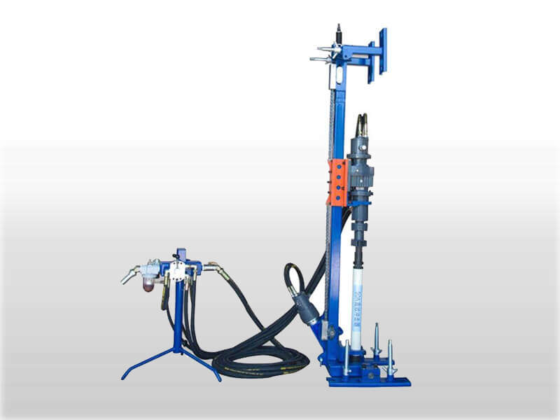 DTH drilling machine for blast-hole