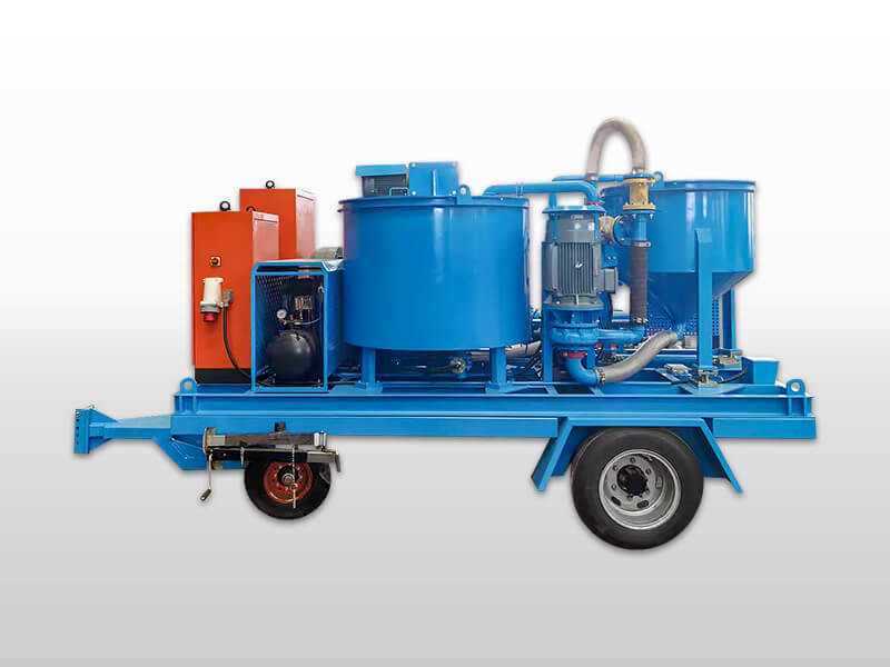 grout mixer with pump