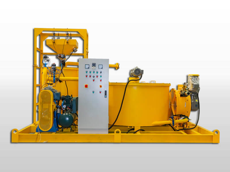 grout mixing and pumping system