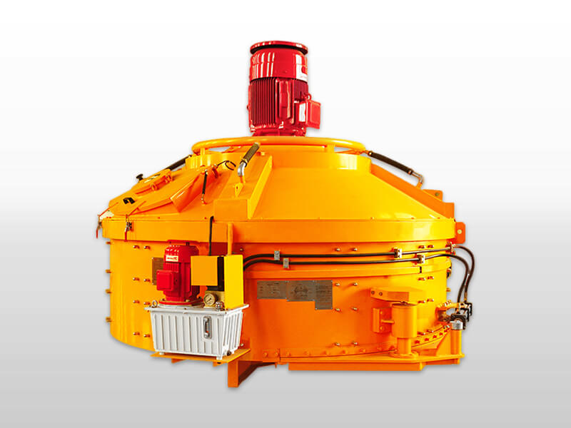 Hydraulic discharging concrete planetary mixer