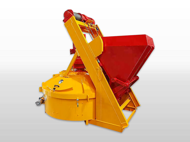 planetary concrete mixer with lift