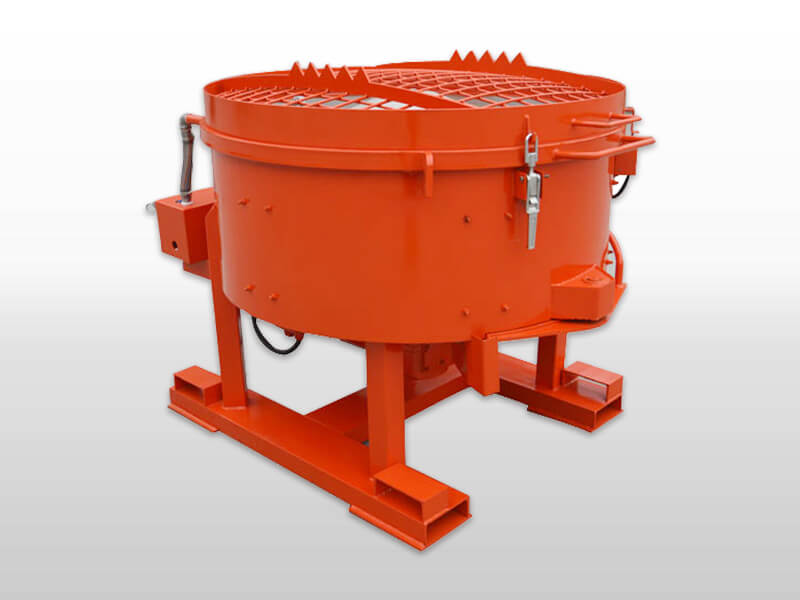 100kg mixing capacity refractory pan mixer