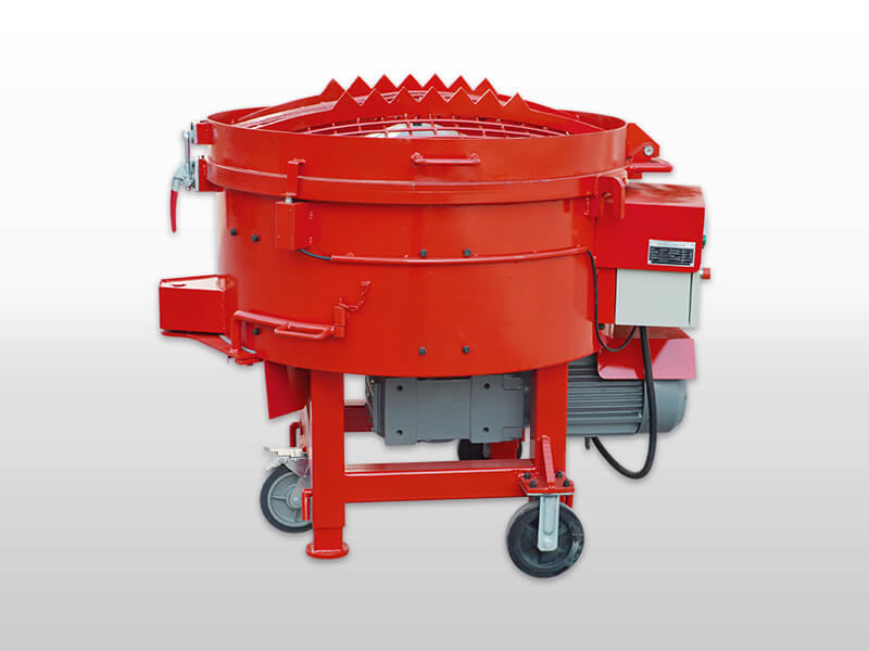 250kg capacity refractory pan mixer