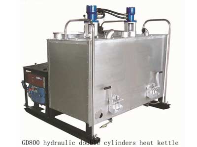 hydraulic thermoplastic kettle